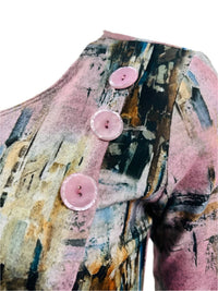 Variations - Women's Impressionistic Cityscape Top
