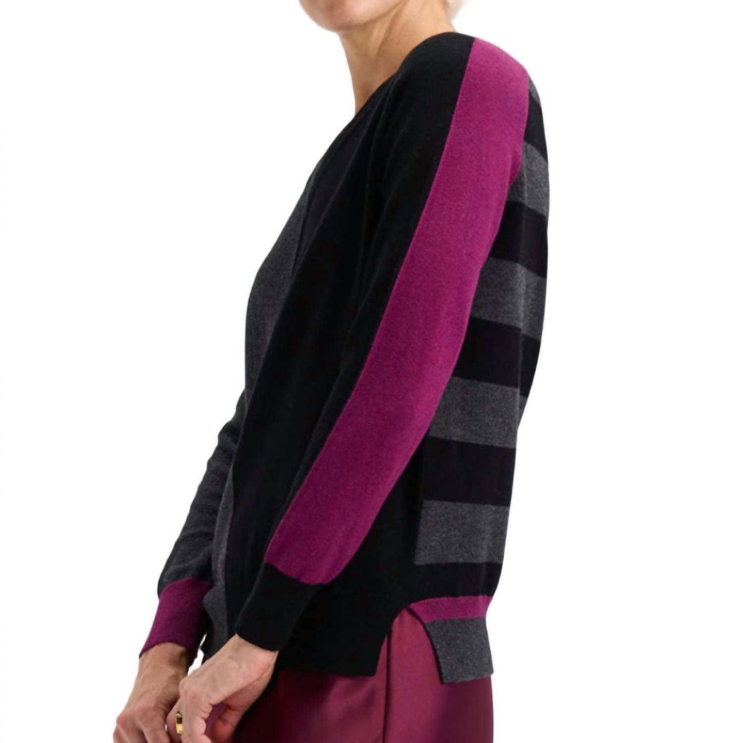 Zaket & Plover - Split V Neck Sweater