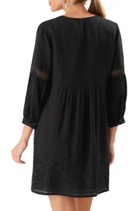 Tommy Bahama - St. Lucia Split Neck Linen Blend Cover-up Dress