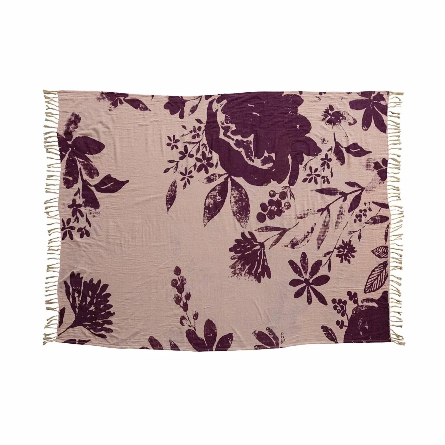 Creative Co-Op - Two-sided Cotton Double Cloth Throw