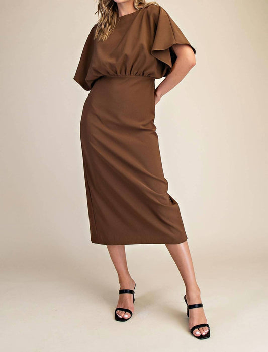 Glam - Gilded Goddess Midi Dress