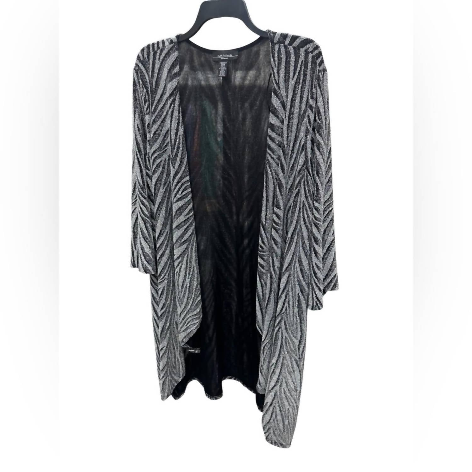 R&M Richards - Open Front Sheer Cardigan