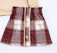 Okie + Lou - Girls Stay Cozy Skirt Set