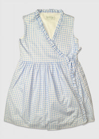 Percy & Tyne - Girl's Sleeveless Ruffle Wrap Dress