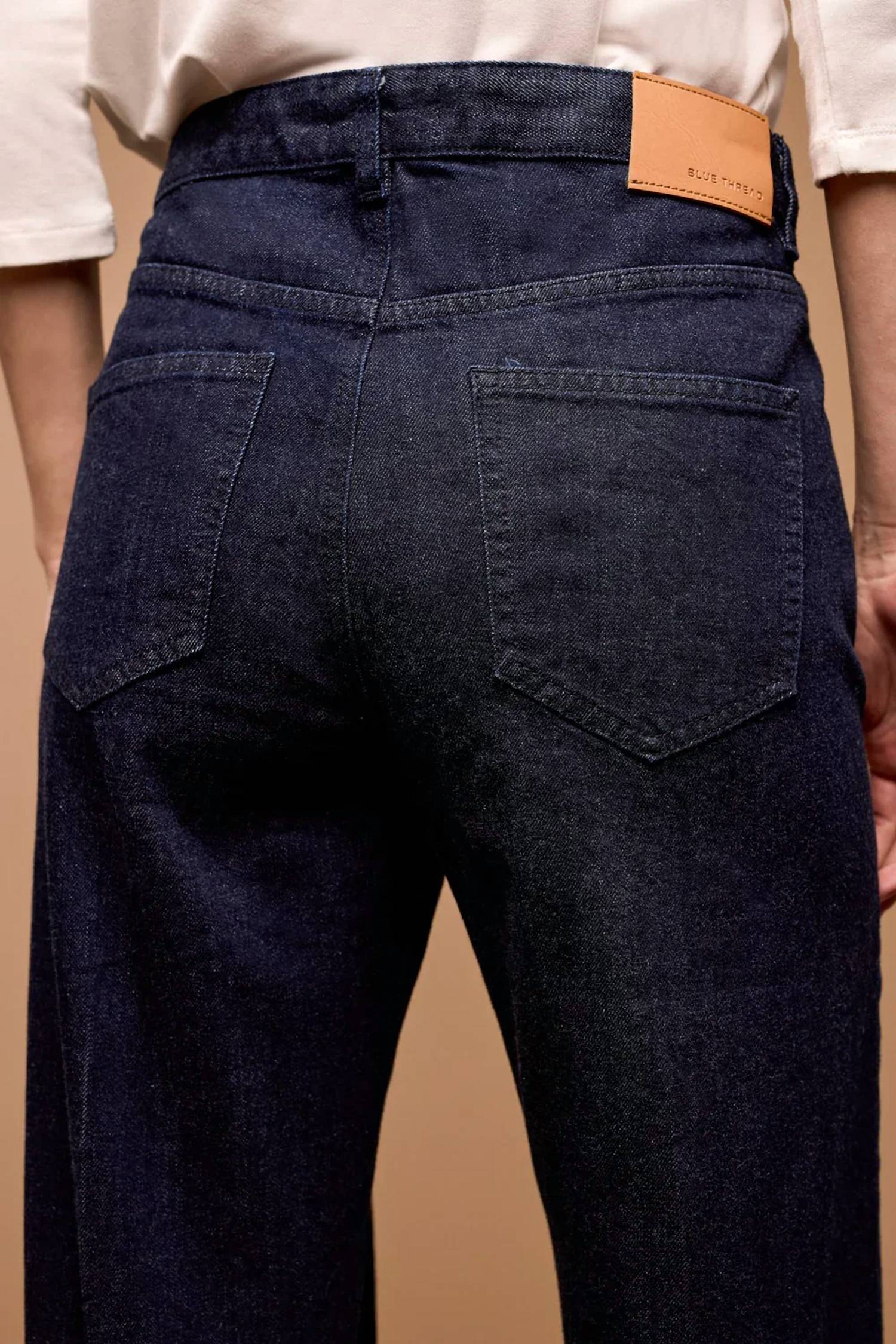Tribal - Wide Leg Denim Threads Jeans