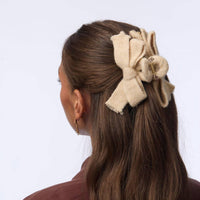 Lele Sadoughi - Women's Cable Knit Bow Claw Clip