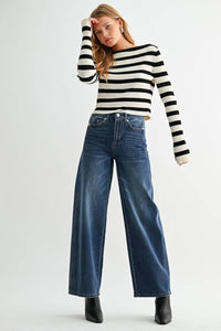 Jemina - High Rise Balloon Denim Pant