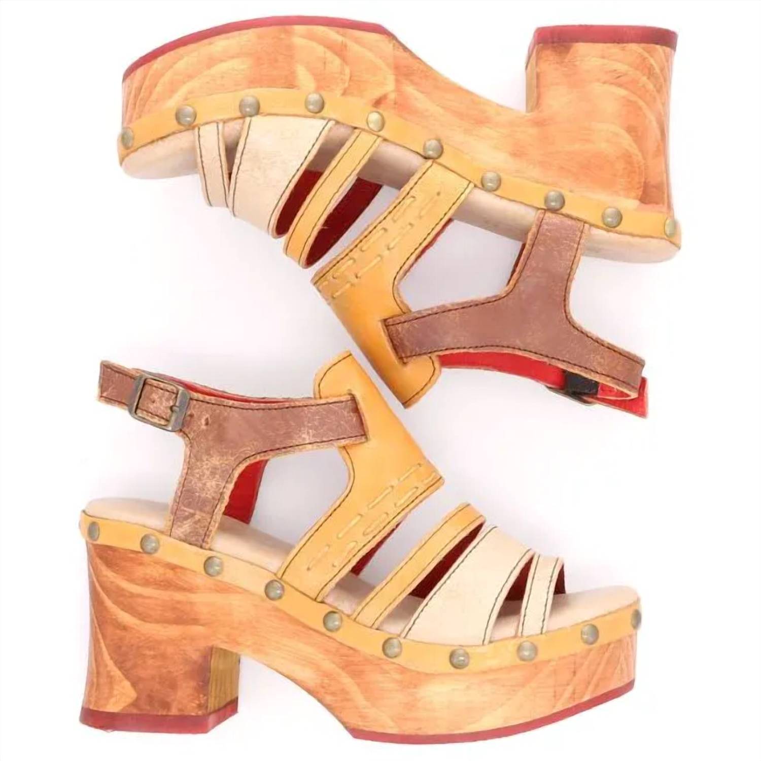 BEDSTU Women's Falabella Sandals in cafe lux - women's sandal - alternate view