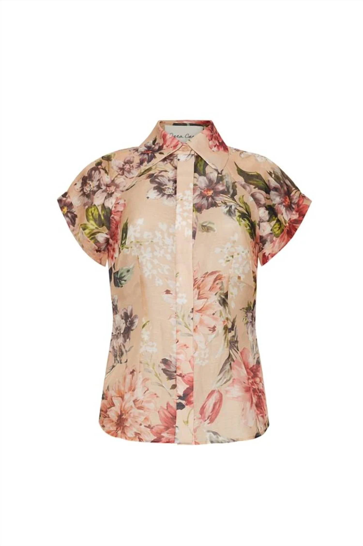 Cara Cara - Women's Standout Button Front Top