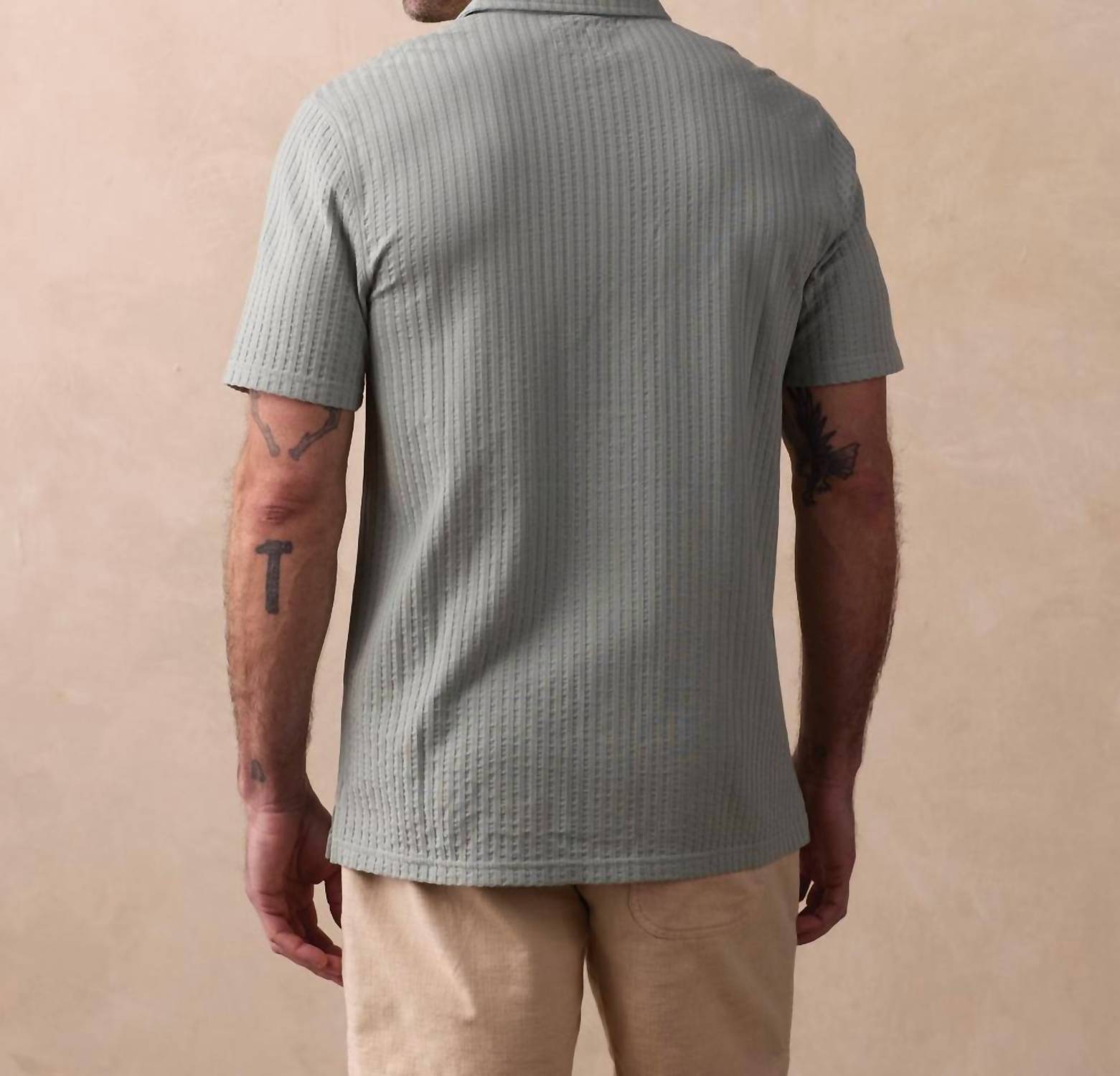 The Normal Brand - Short Sleeve Knit Getaway Button Up Shirt