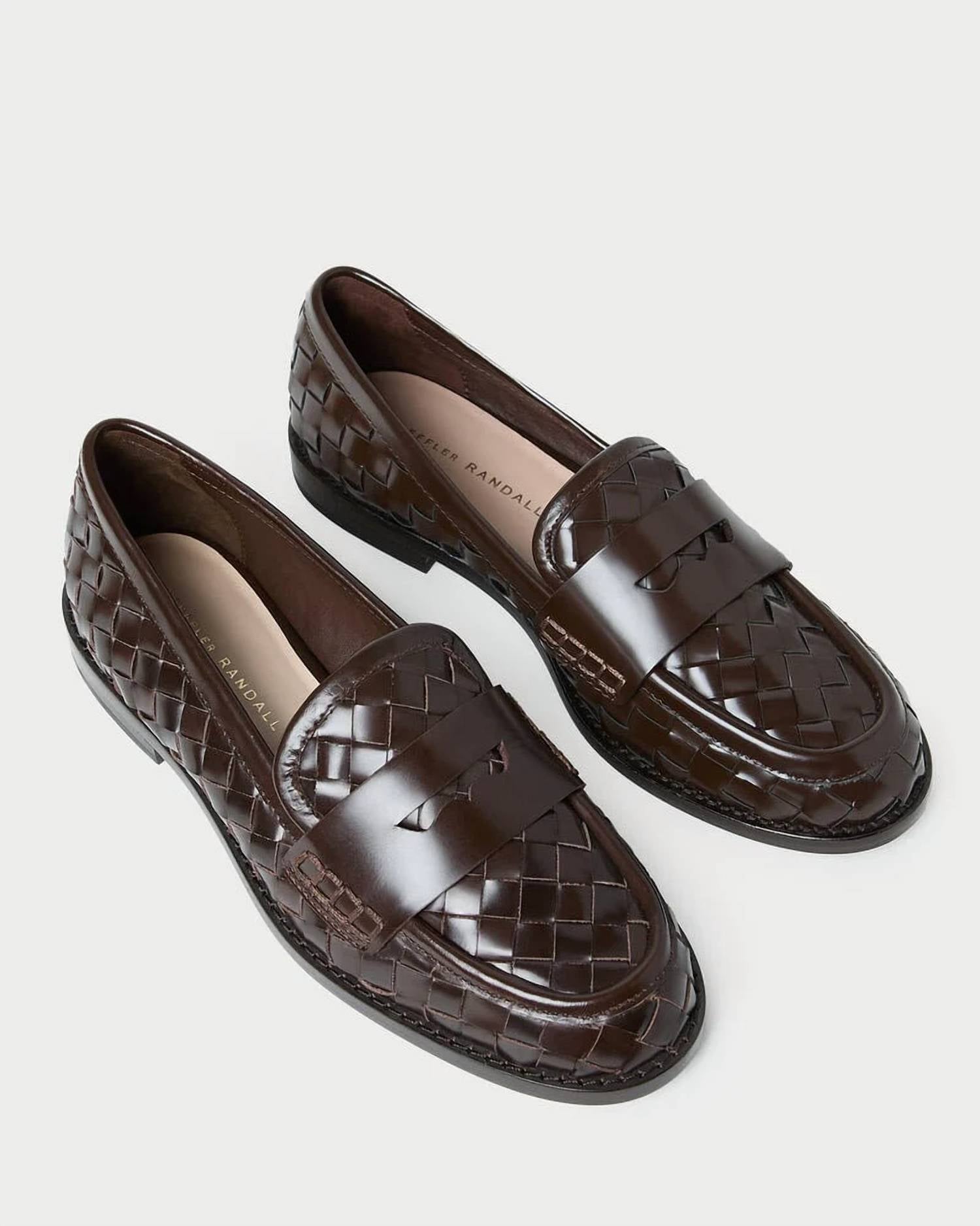 Loeffler Randall - Women's Rachel Woven Leather Loafers