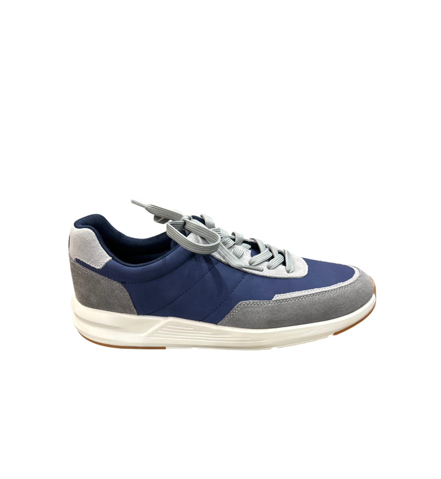 PETER MILLAR Men's Journeyman Sneaker in navy grey - men's sneaker
