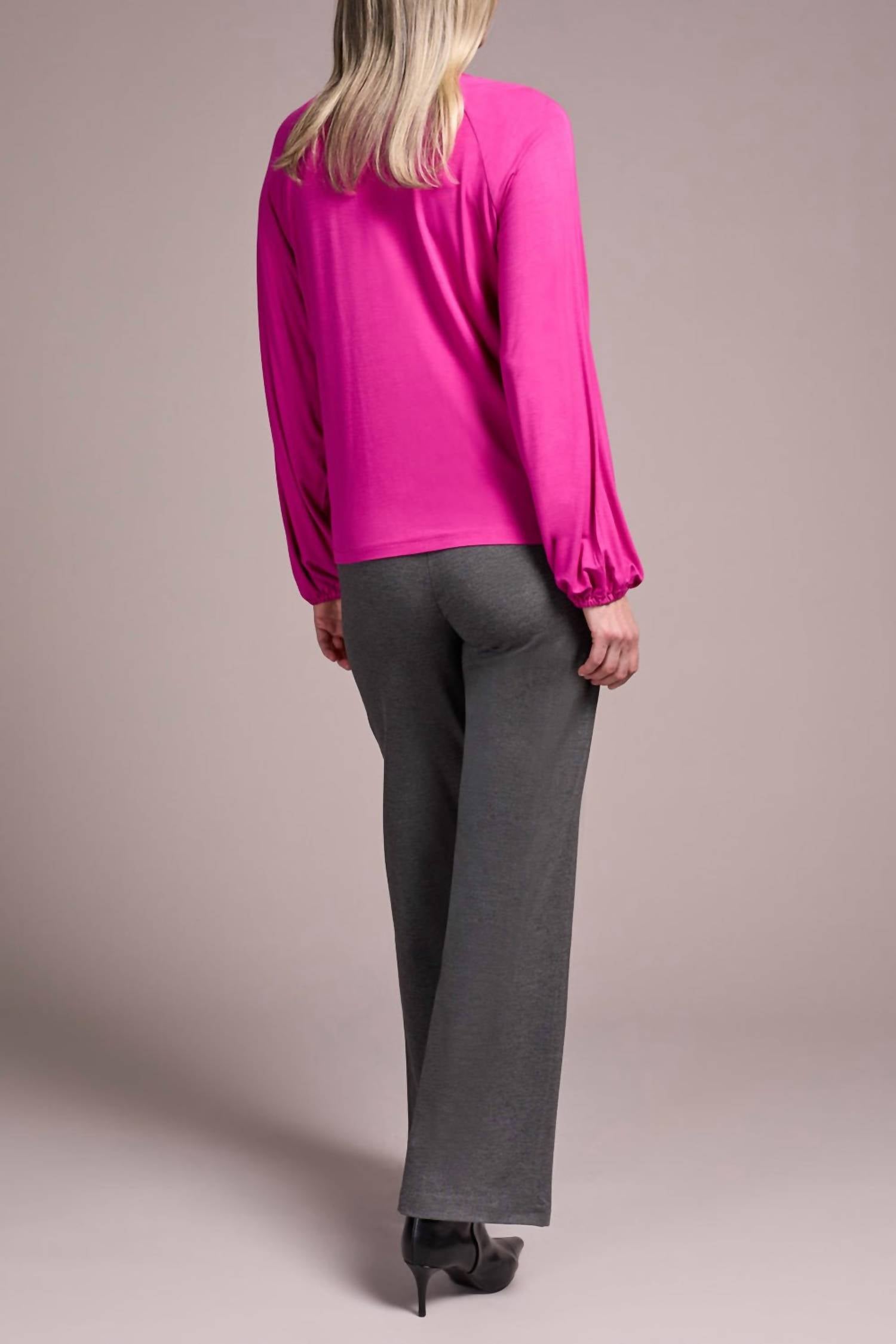Tribal - Long Sleeve V-neck Top