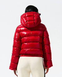 Perfect Moment Polar Flare Ski Jacket in red - women's jacket - alternate view
