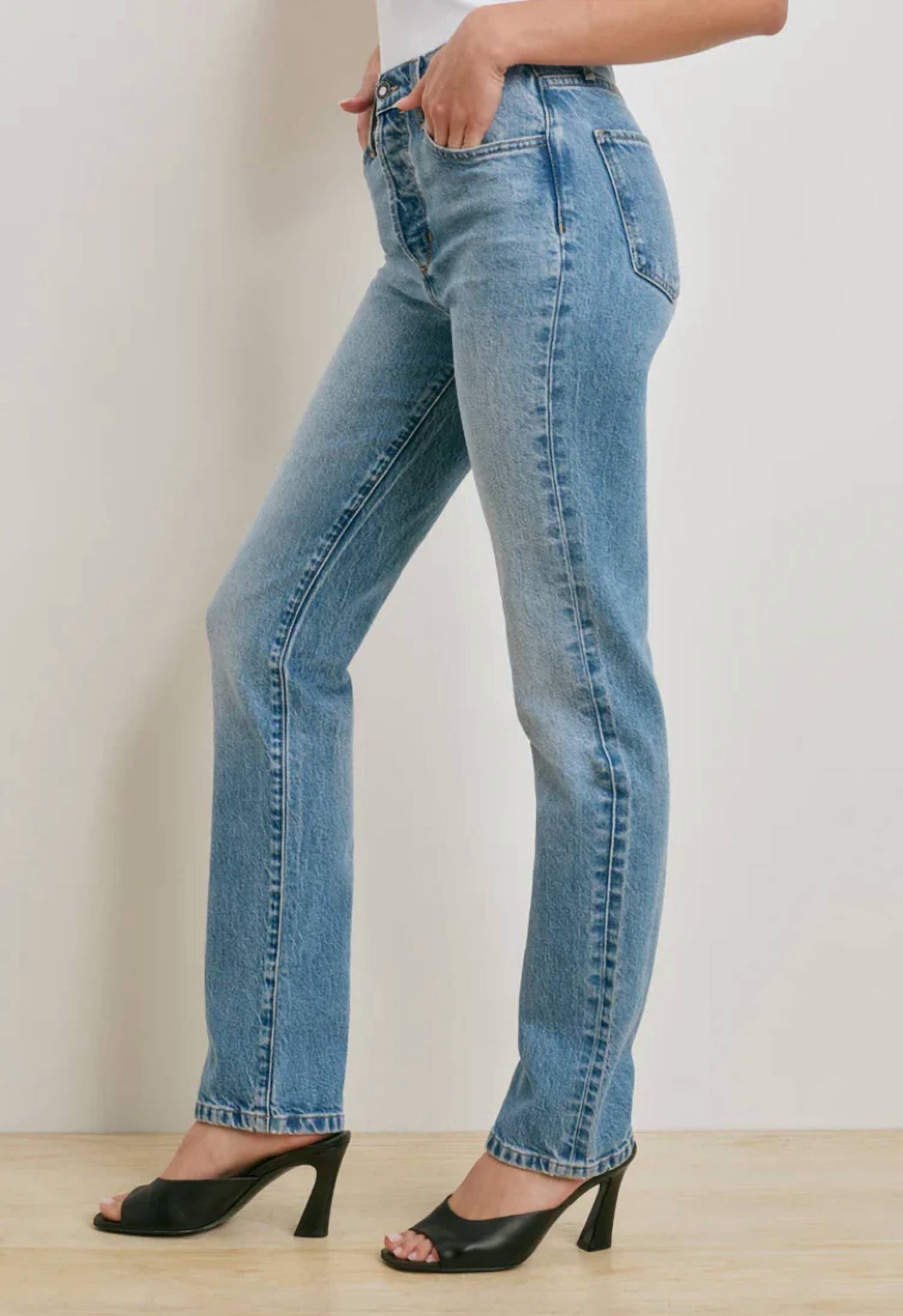 Favorite Daughter - Jen Mid Rise Straight Ankle Jean