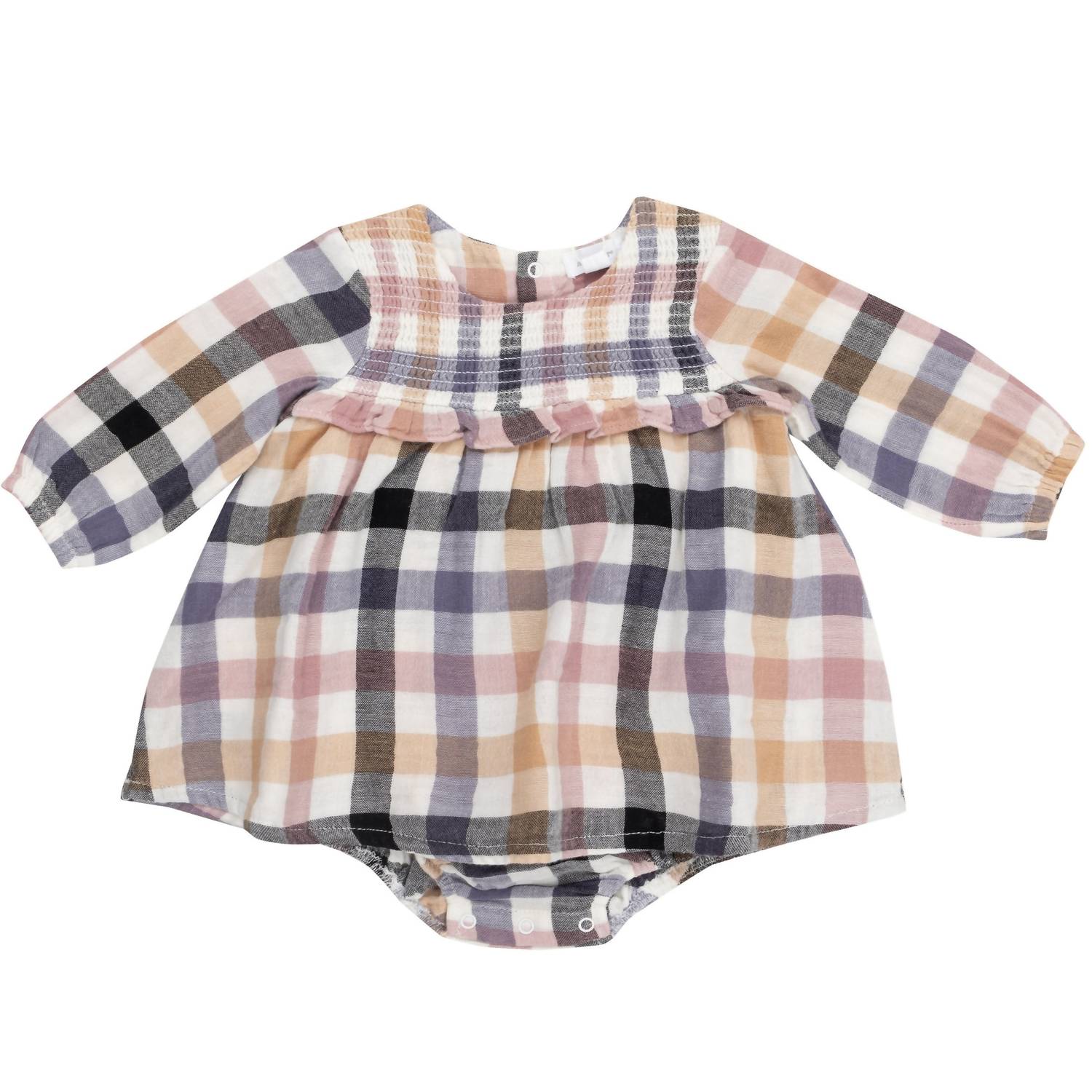 Angel Dear - Smocked Ruffle Bubble