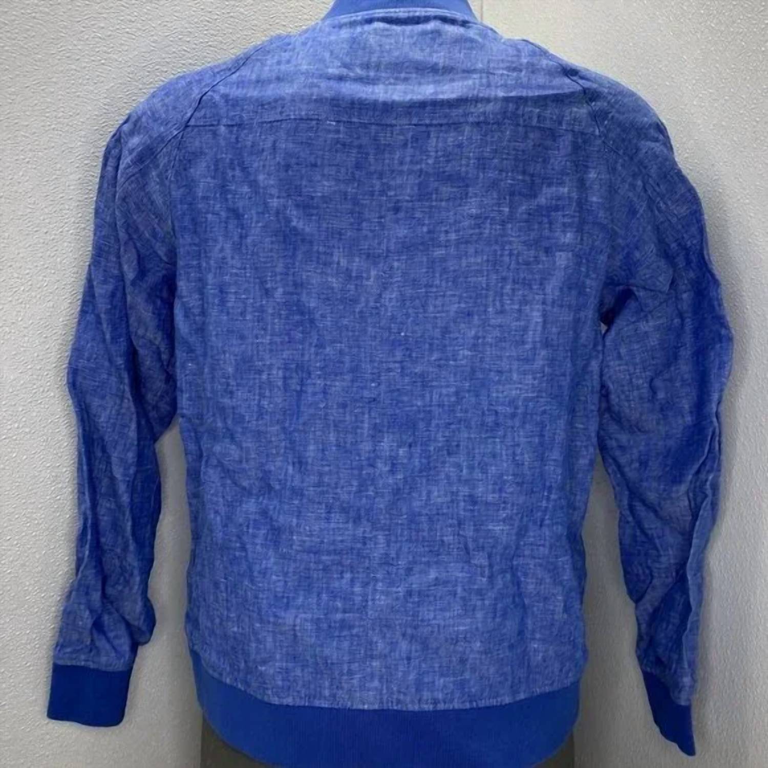 Prestige Original Men's Linen Walking Suit 2 Piece Jacket & Pants Set in blue - men's item - view 4