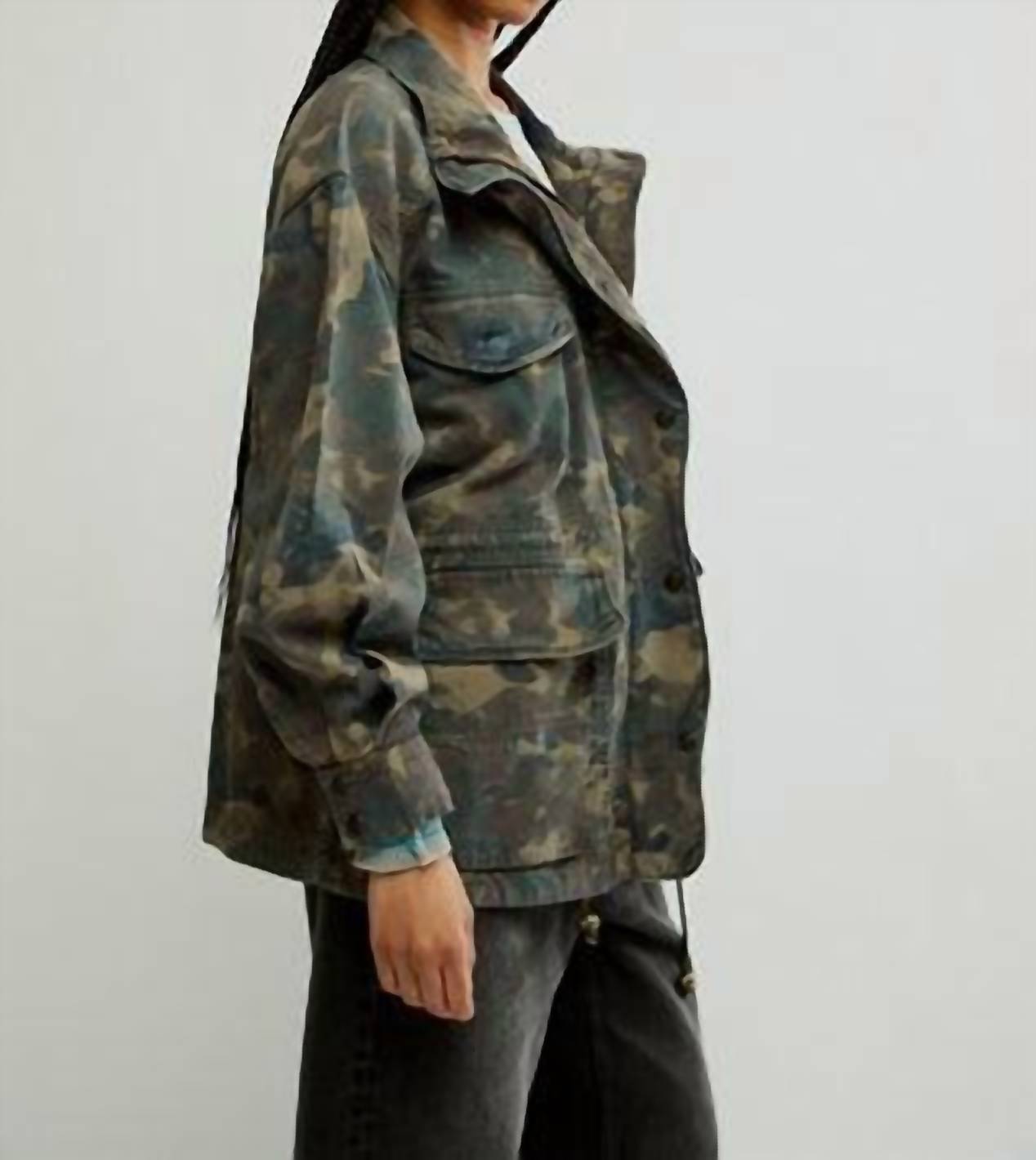 Free People - Arya Utility Camo Jacket