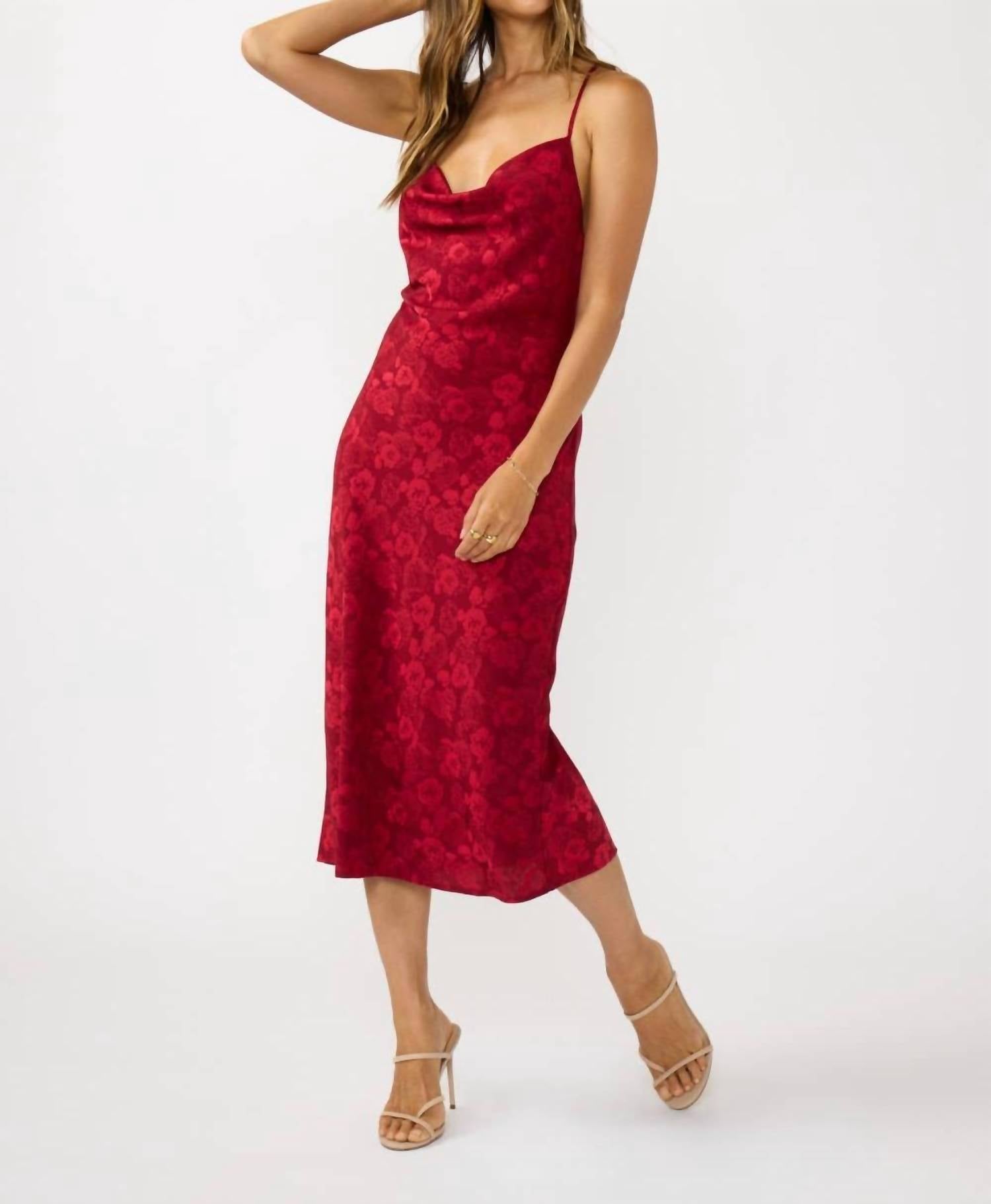 Lovestitch - Cowl Neck Slip Dress