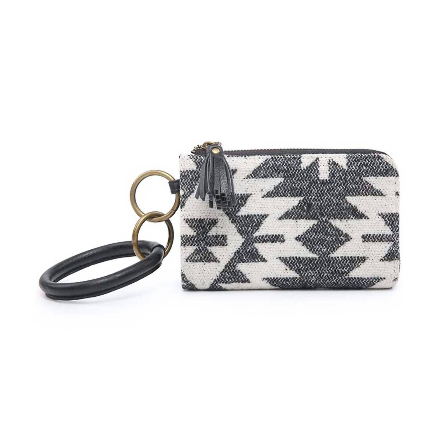 Jen & Co. - Women's Liv Aztec Bangle Wristlet Wallet