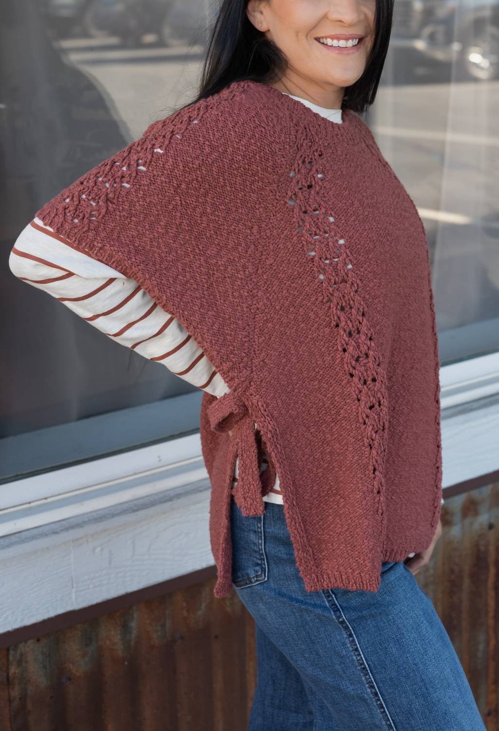 Easel - Watts Sweater Poncho