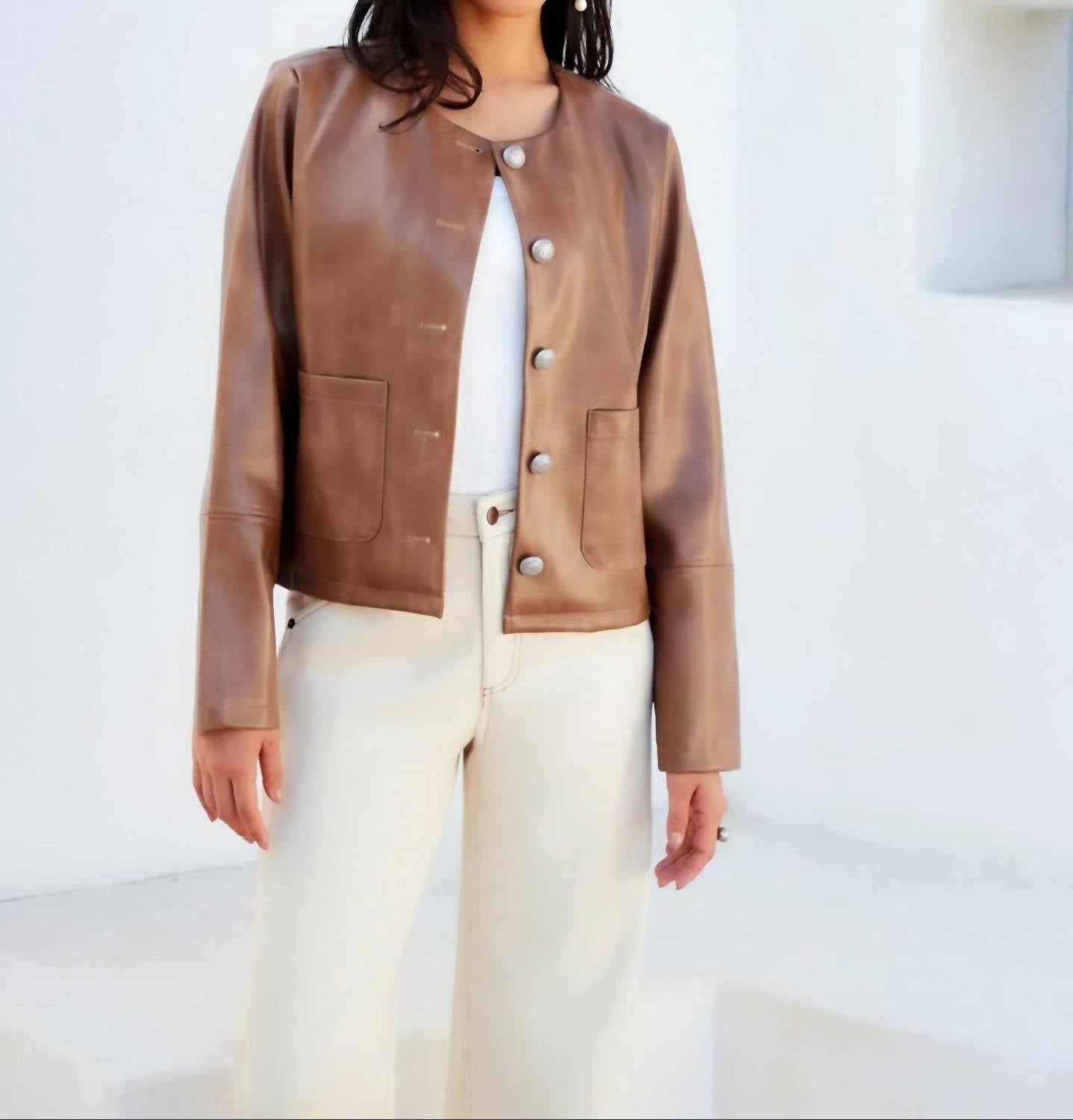 Fifteen Twenty - Kaylyn Faux Leather Jacket