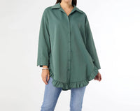 Coco + Carmen - Dominique Tunic Top With Ruffle Bottom