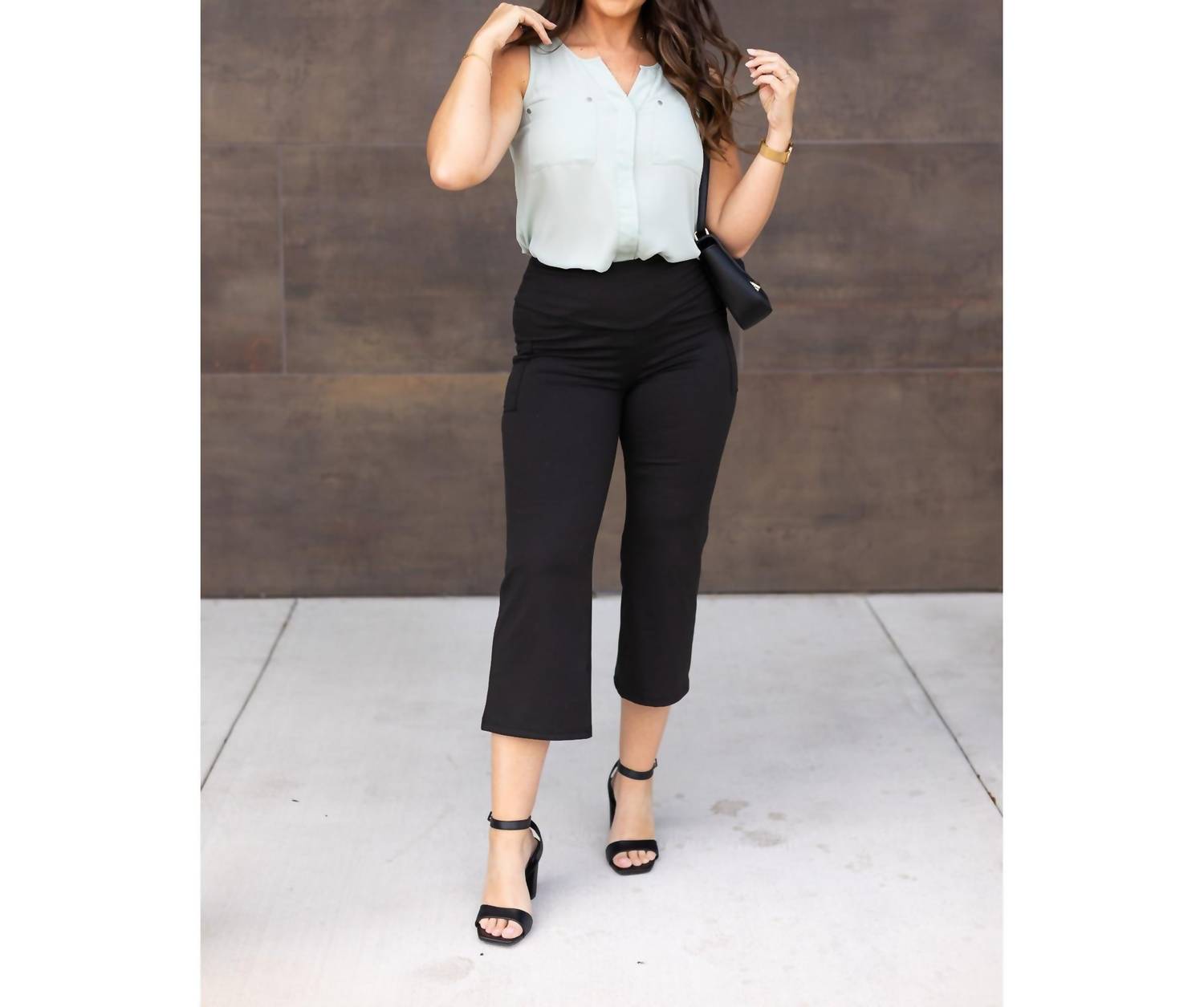 Julia Rose - Faith Tummy Control High Waisted Guacho Pants
