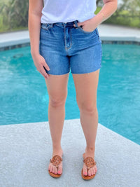 Judy Blue - Searching For Sand Dollars Shorts