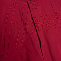 HONOR THE GIFT Men's Nylon Bomber in plum - men's jacket - alternate view