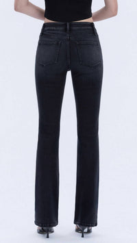 Flying Monkey - High Rise Full Length Slim Bootcut Jeans