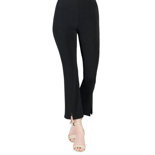 Clara Sunwoo - Center Seam Front Slit Ankle Pant