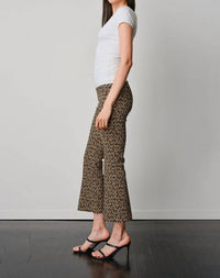Avenue Montaigne Leo Flare Cut Leg pants in aztek - women's pants - alternate view