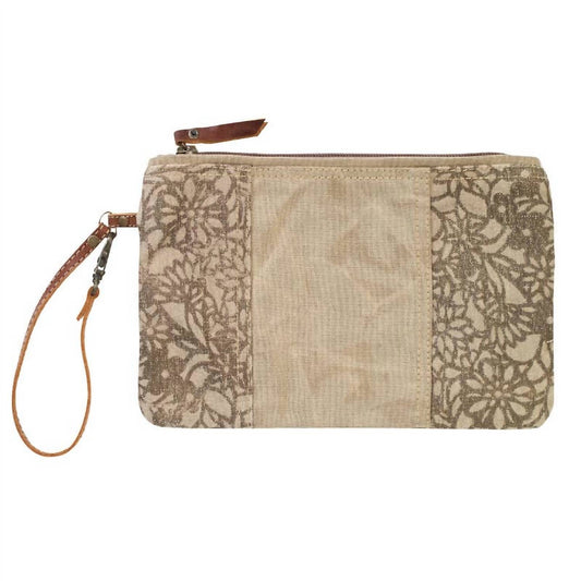 Clea Ray - Women's Floral Clutch Wristlet