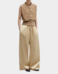 Cordera - Satin Drawstring Pants