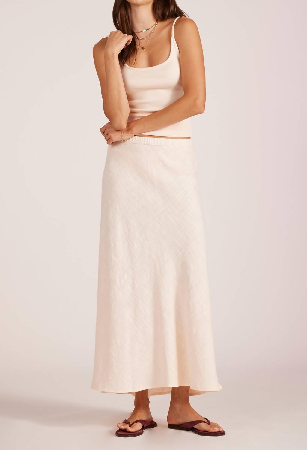 Bobi - Bias Cut Maxi Skirt