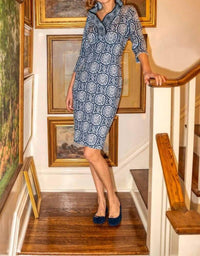 Gretchen Scott - Sultan's Dining Room Quarter Sleeve Ruffneck Mini Dress
