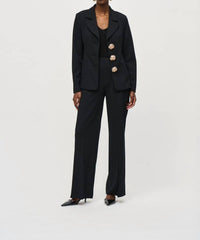 Joseph Ribkoff - Statement Button Long Sleeve Blazer Jacket