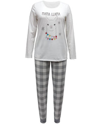 Family Pjs - Women's Holiday Llama Pajama Set