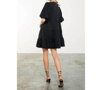 Thml - Puff Sleeve Textured Dress