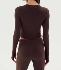 Splits59 - Louise Rib Long Sleeve Top
