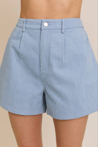 Gilli - Anna Striped Pleated Short