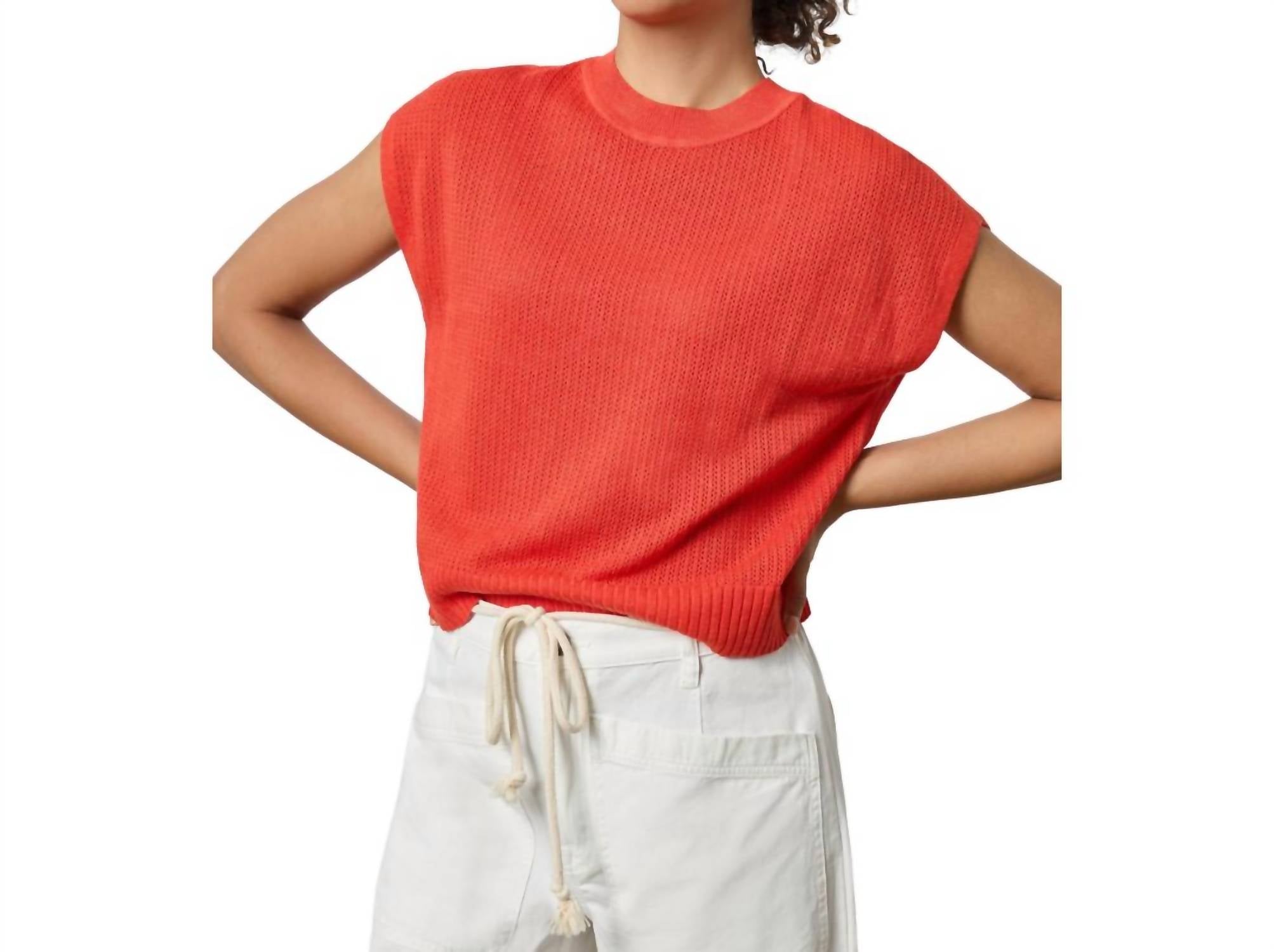 Lilla P - Short Sleeve Crewneck Sweater