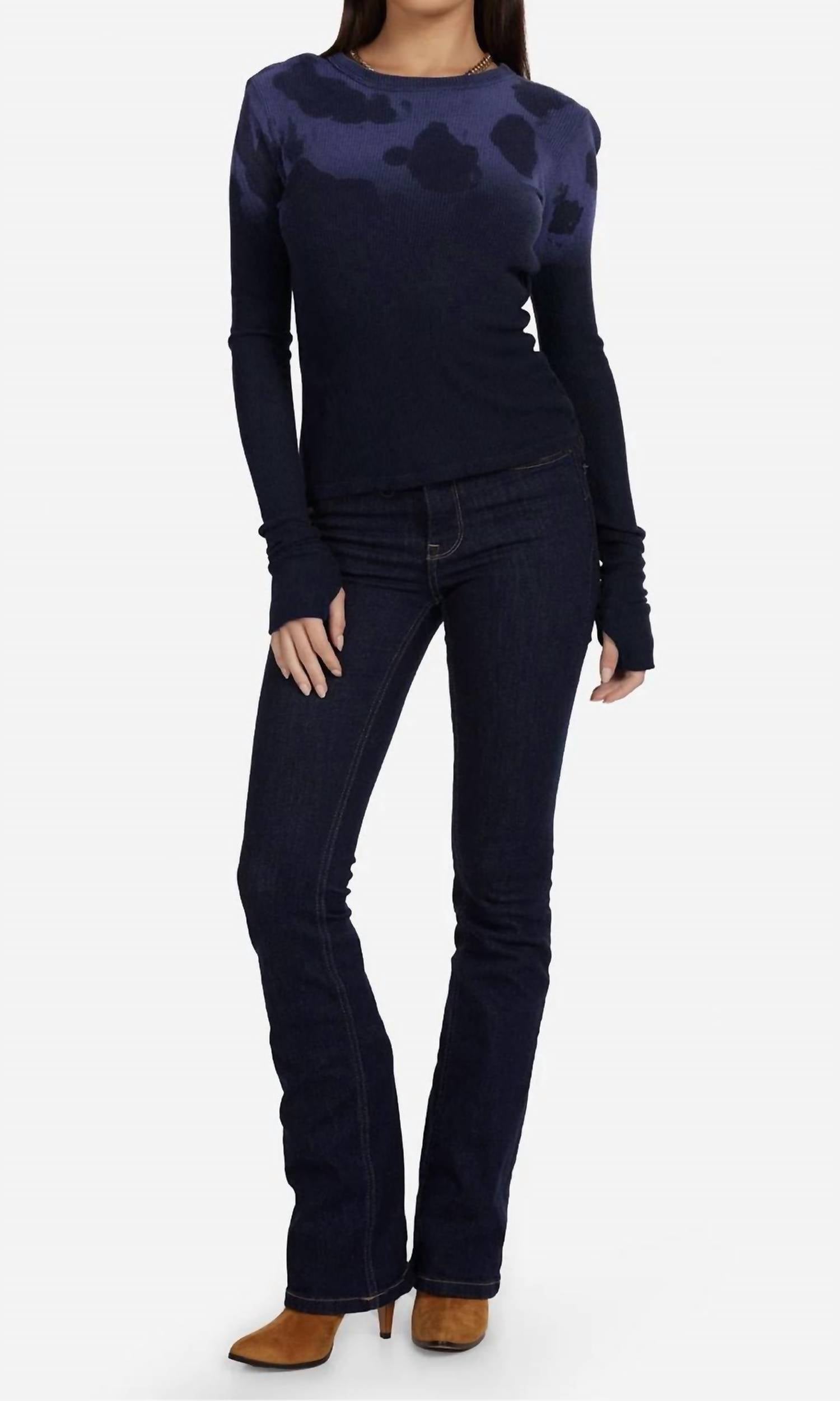 Michael Lauren - AXL LONG SLEEVE FITTED TEE