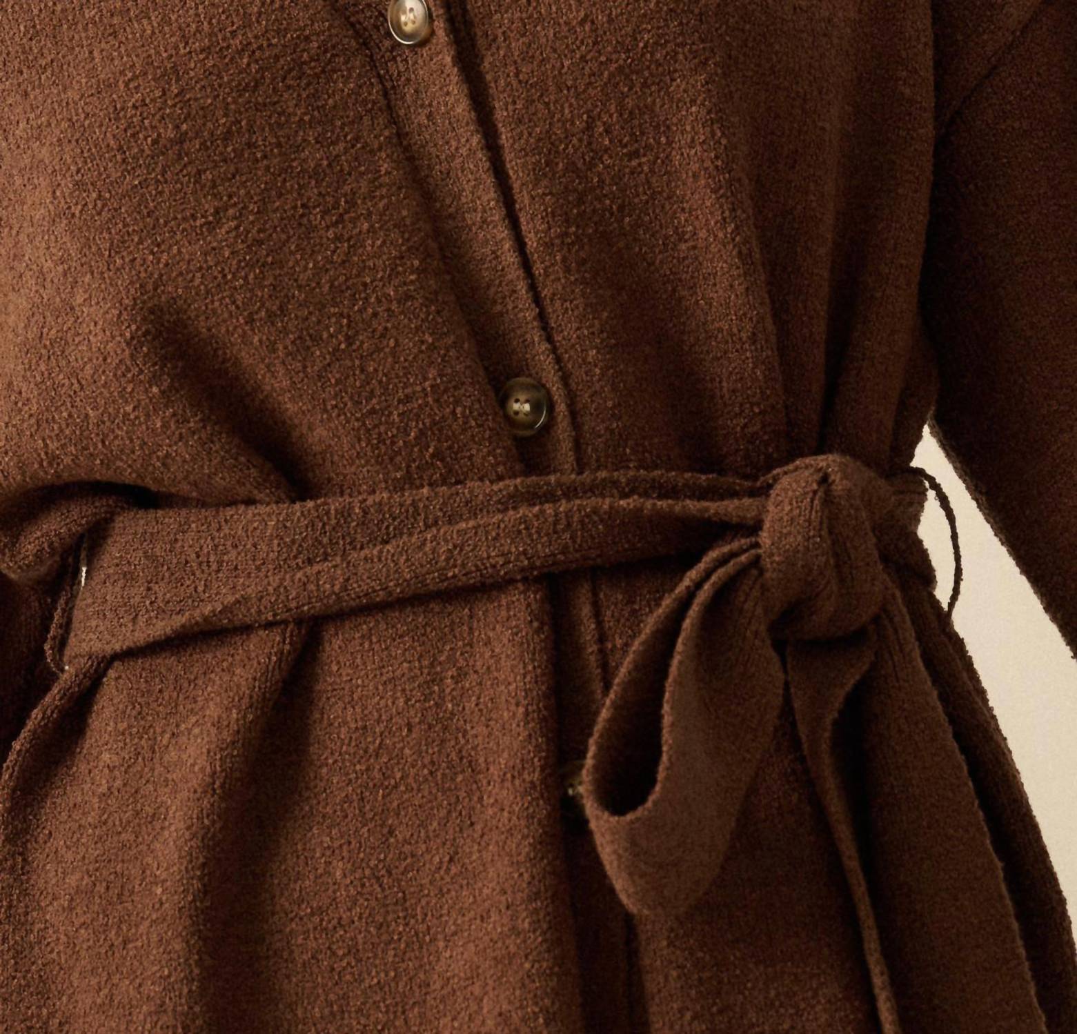 Promesa - Belted Button-front Cardigan