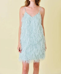 Fore Collection - Women's Celeste Feather Mini Dress