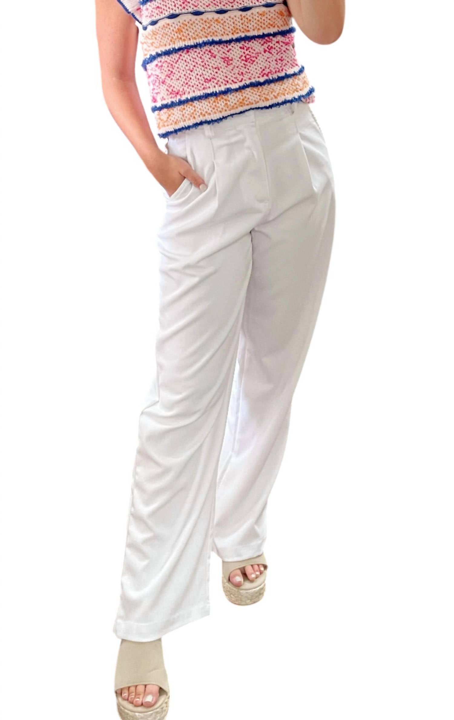 Sweet Habit - Bria Wide Leg Pants