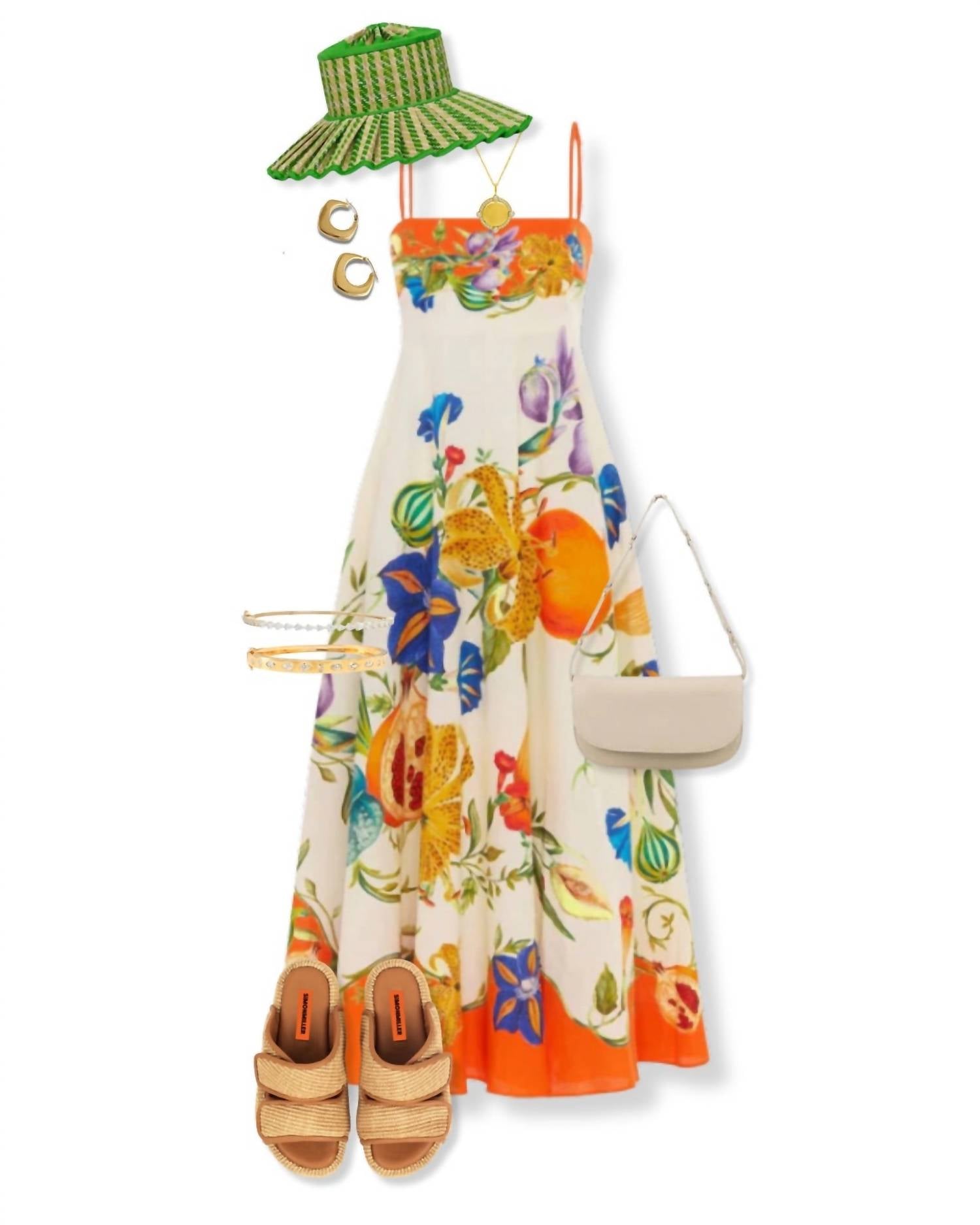 Alemais - Flores Sundress
