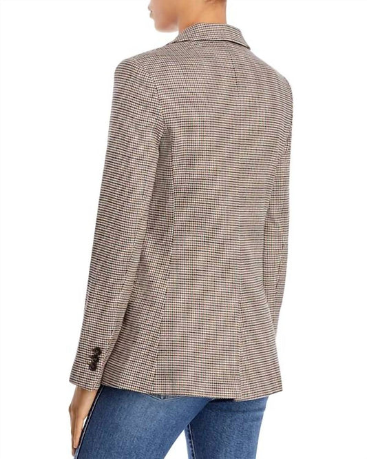 Frame - Pre-loved Houndstooth Double Breasted Blazer