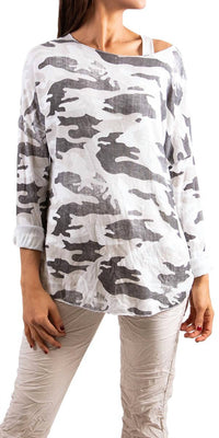 Gigi Moda - Vittoria Camo Sweater